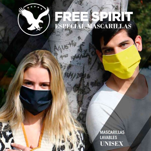 Mascarillas lavables unisex - Imagen 2