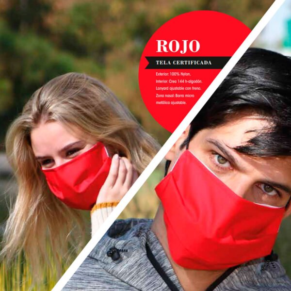 Mascarillas lavables unisex - Imagen 3