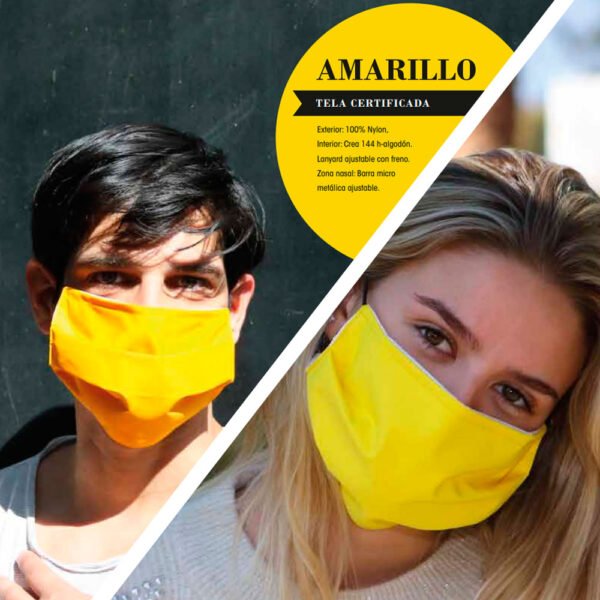 Mascarillas lavables unisex - Imagen 4