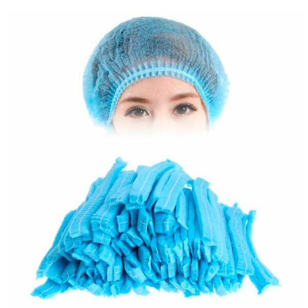 Cubre cabello desechable e impermeable.