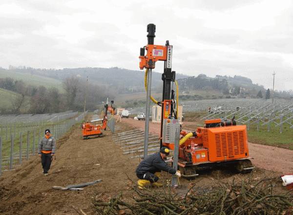 SOLAR PILE DRIVER